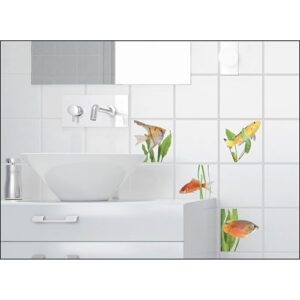 sticker pour carrelage Poissons dans une salle de bain