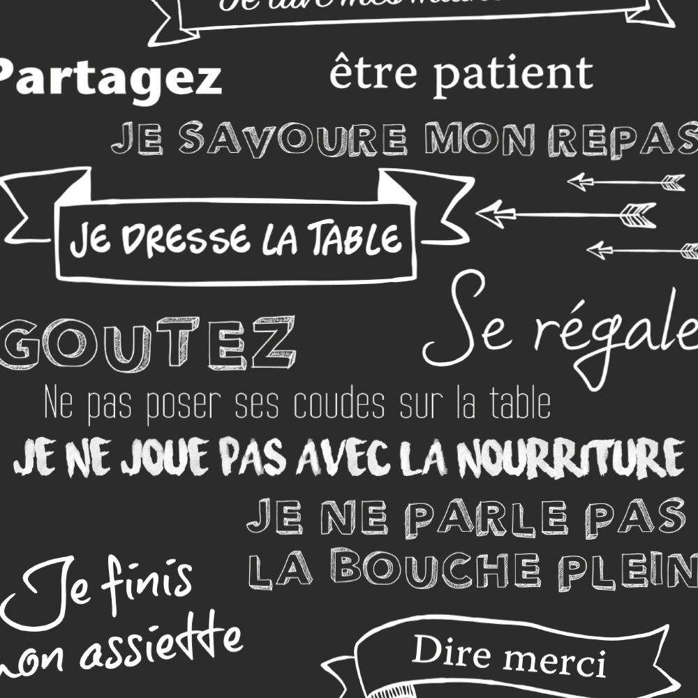 Sticker mural Les règles de la cuisine – CUISINE AU TOP