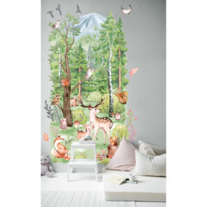 Décor Panoramique découpé | Enfant |Forêt