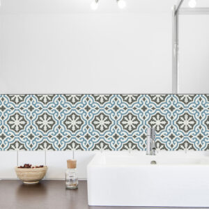 Adhésif carrelage motif moucharabieh 15x15 parfait pour rénover carrelage cuisine ou salle de bain