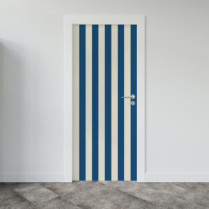 sticker porte bleu magnifique renovation porte sticker rayure tendance