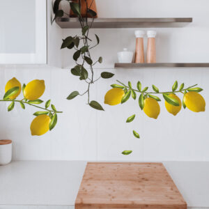 sticker, citrons