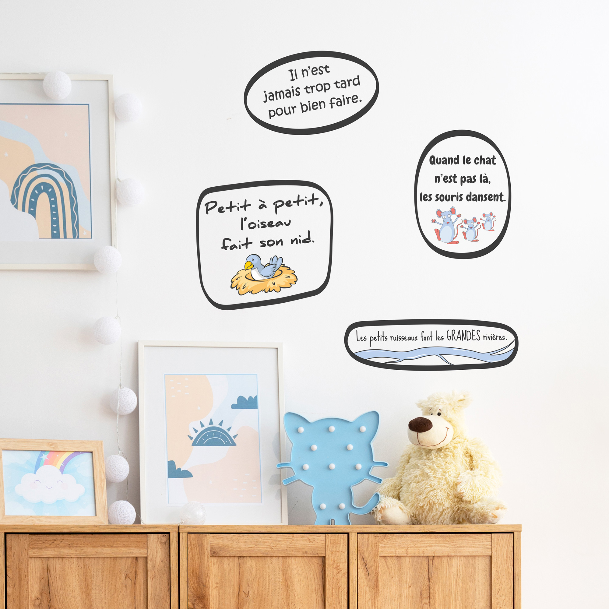 sticker, proverbes enfant
