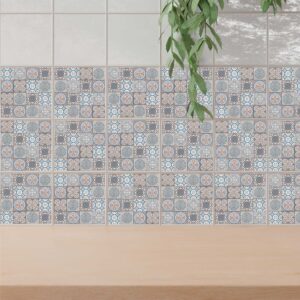 Décoration carrelage adhésive, mosaïque carreaux de ciment